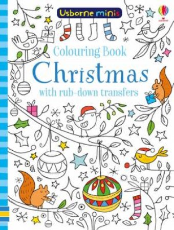 Mini Books Colouring Book Christmas with Rub-Downs by Sam Smith & Ruth Russell