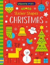 Mini Books Sticker Shapes Christmas