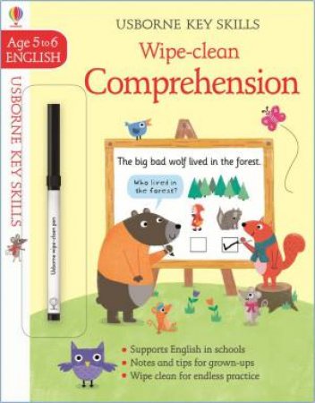 Wipe-Clean Comprehension 5-6 by Hannah Watson & Anna Suessbauer