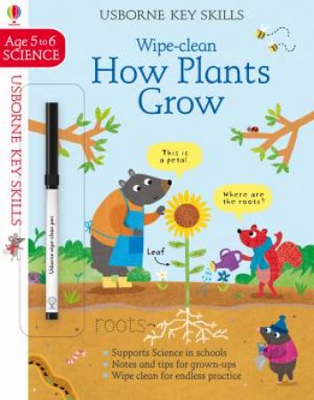 Wipe-Clean How Plants Grow 5-6 by Hannah Watson