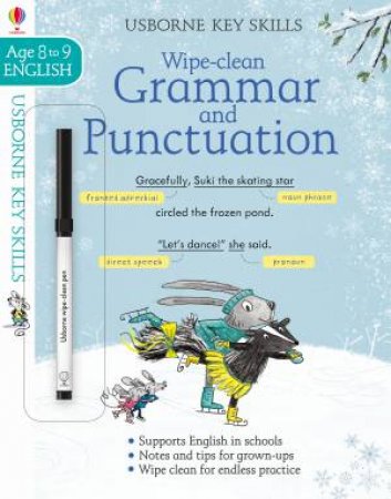 Wipe-Clean Grammar & Punctuation 8-9 by Jane Bingham & Magda Brol