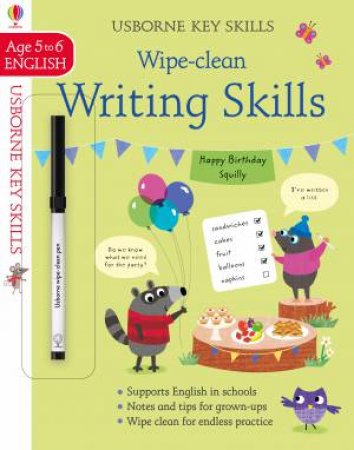 Wipe-Clean Writing Skills 5-6 by Caroline Young & Anna Suessbauer