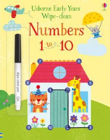 Early Years Wipe-Clean Numbers 1 To 10 3-4 by Jessica Greenwell & Damien Barlow & Lisa Barlow