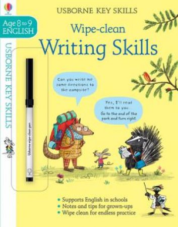 Wipe-Clean Writing Skills 8-9 by Caroline Young & Magda Brol