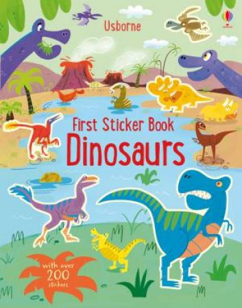 First Sticker Book Dinosaurs