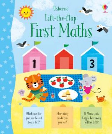 Lift-The-Flap First Maths by Jessica Greenwell & Melisande Luthringer