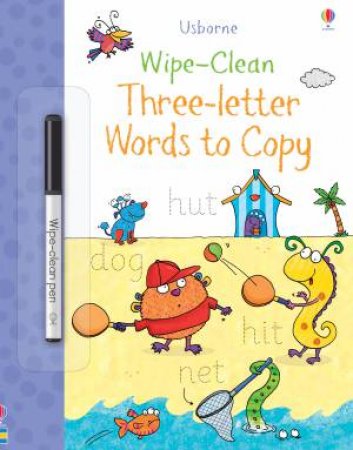 Wipe-Clean Three-Letter Word To Copy