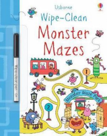 Wipe-Clean Monster Mazes by Jane Bingham & Gareth Williams