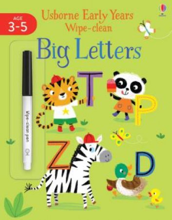 Early Years Wipe-Clean Big Letters by Jessica Greenwell & Ailie Busby