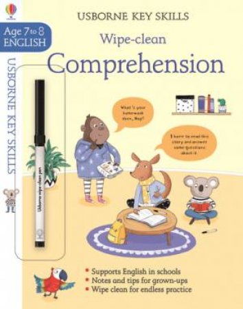 Key Skills Wipe-Clean Comprehension 7-8 by Caroline Young & Elisa Paganelli