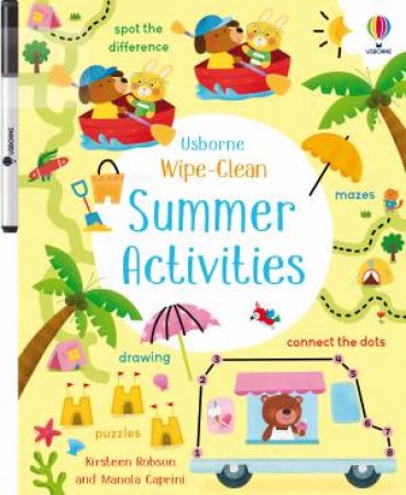 Wipe-Clean Summer Activities by Kirsteen Robson & Manola Caprini