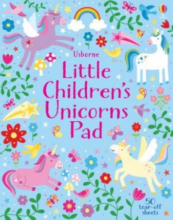 Little Children's Unicorns Pad by Kirsteen Robson