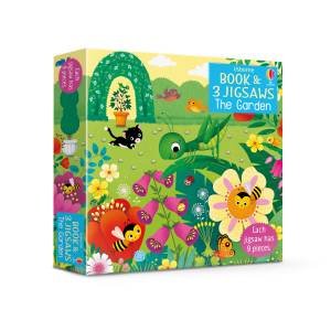 Usborne Book And Jigsaw: The Garden by Sam Taplin & Federica Iossa