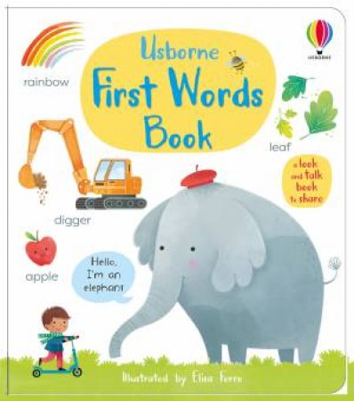 First Words Book by Mary Cartwright & Matthew Oldham & Elisa Ferro