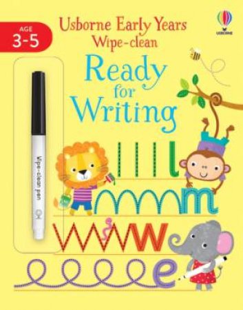 Early Years Wipe-Clean Ready For Writing by Jessica Greenwell & Christine Sheldon