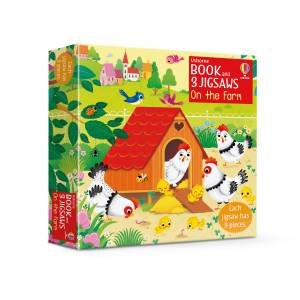 Usborne Book And 3 Jigsaws: Farm by Sam Taplin & Federica Iossa