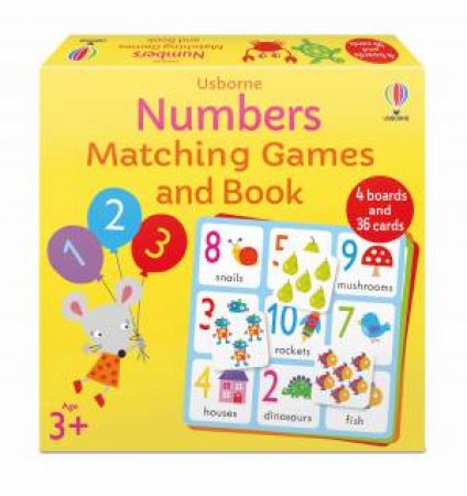 Numbers Matching Games And Book by Kate Nolan & Jayne Schofield