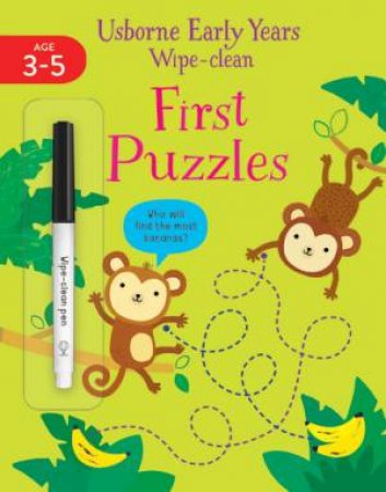 Early Years Wipe-Clean First Puzzles by Jessica Greenwell