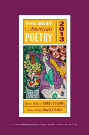 Best American Poetry 2013 by David Lehman