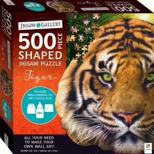 500-Piece Shaped Jigsaw: Tiger