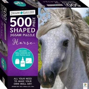 500-Piece Shaped Jigsaw: Horse by Various