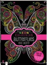 Neon Colouring Butterlies And More
