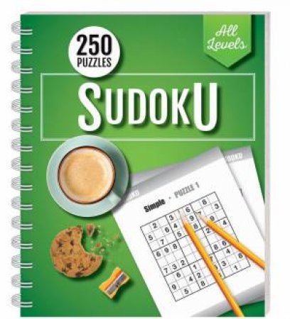 250 Puzzles: Sudoku All Levels (wire-bound) by Hinkler Books Hinkler Books