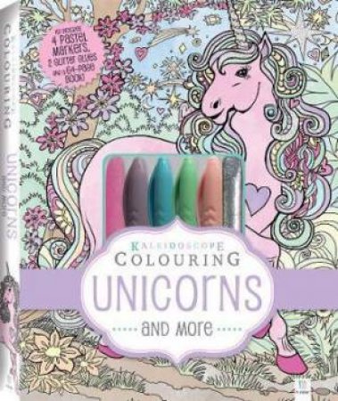 Kaleidoscope Colouring Kit: Unicorns And More by Various