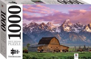 Mindbogglers 1000 Piece Jigsaw: Moultan Barn, Wyoming by Various