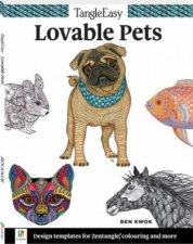 Tangle Easy Lovable Pets Colouring Book