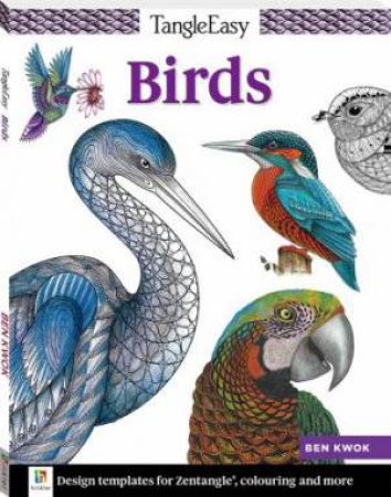 Tangle Easy Birds Colouring Book