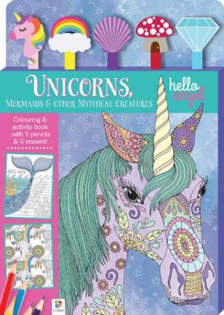 5 Pencil Set: Unicorns, Mermaids And Other Mythical Creatures by Various