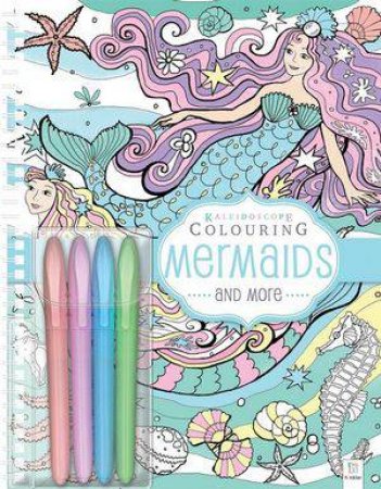 Kaleidoscope Colouring With Pastel Markers: Mermaids by Hinkler Books Hinkler Books