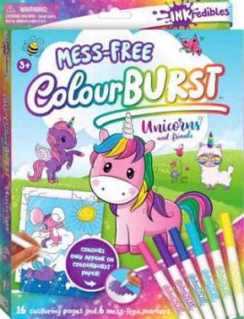 Inkredibles Colour Burst Colouring: Unicorns And Friends by Various