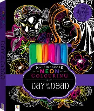Kaleidoscope Colouring: Neon Day Of The Dead Kit