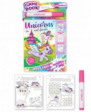 Inkredibles Invisible Ink: Unicorns And Friends by Various