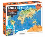 Book And 150piece Jigsaw Map Of The World