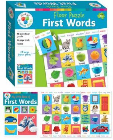 Building Blocks Floor Puzzle: Learn First Words (2020 Ed)
