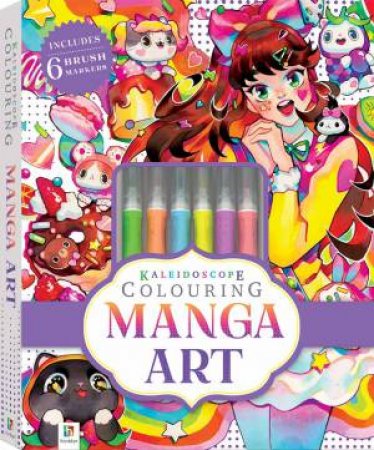 Kaleidoscope Colouring Kit: Manga by Various