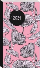 2021 Slimline Diary Blush Floral