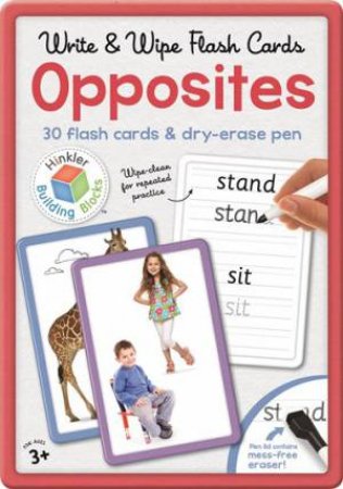 Opposites Write and Wipe Flash Cards by Various