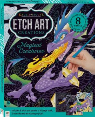 Kaleidoscope Etch Art Mini Kit: Magical Creatures