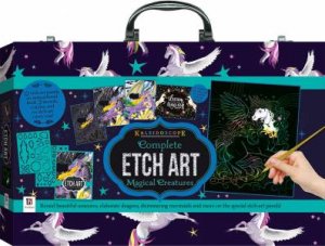 Kaleidoscope Complete Etch Art: Magical Creatures Carry Case by Various