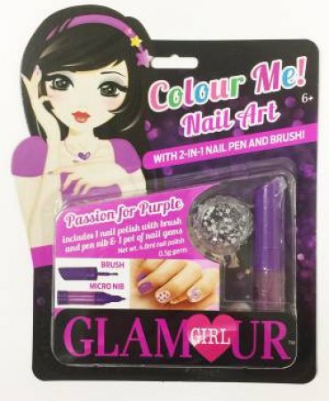 Glamour Girl Colour Me Up: Nail Design Purple by Various