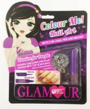 Glamour Girl Colour Me Up Nail Design Purple