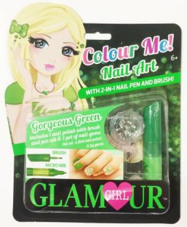 Glamour Girl Colour Me Up: Nail Design Green by Various