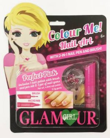 Glamour Girl Colour Me Up: Nail Design Pink by Various