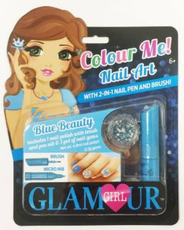 Glamour Girl Colour Me Up: Nail Design Blue by Various