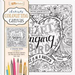Artists' Colouring Canvas: A Singing Bird by Various