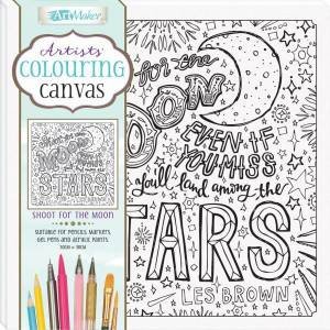 Artists' Colouring Canvas: Shoot For The Moon by Various